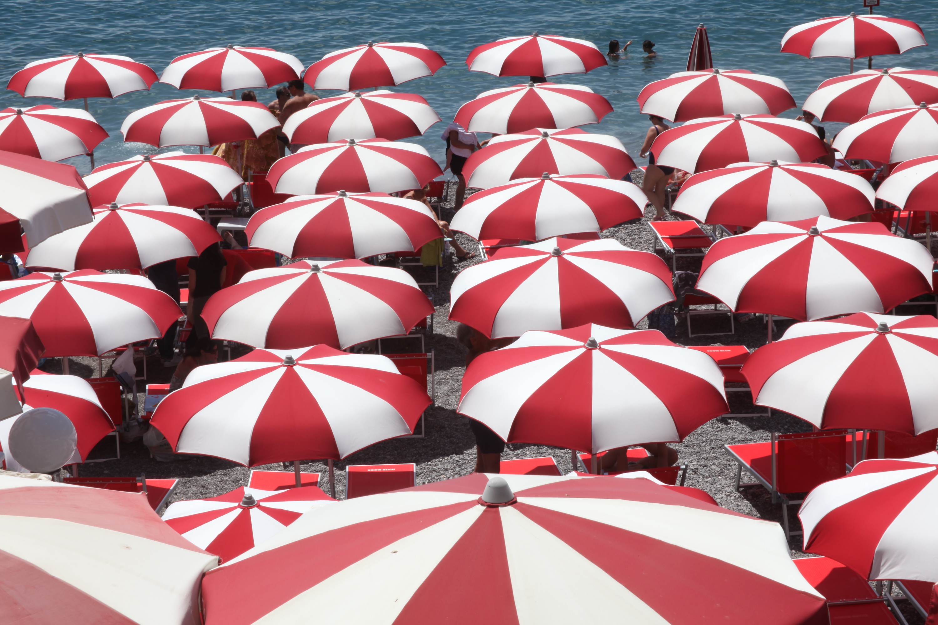 Beach umbrellas
